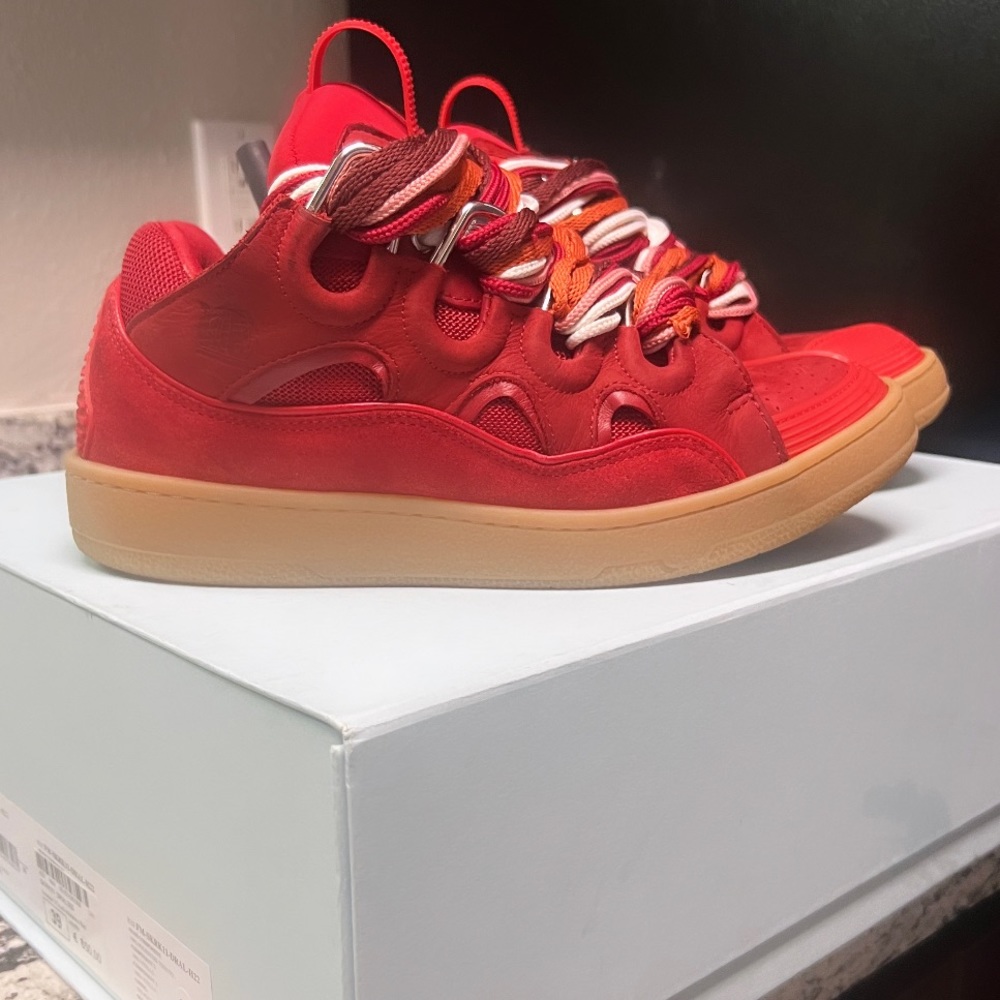 Lanvins curb sneakers